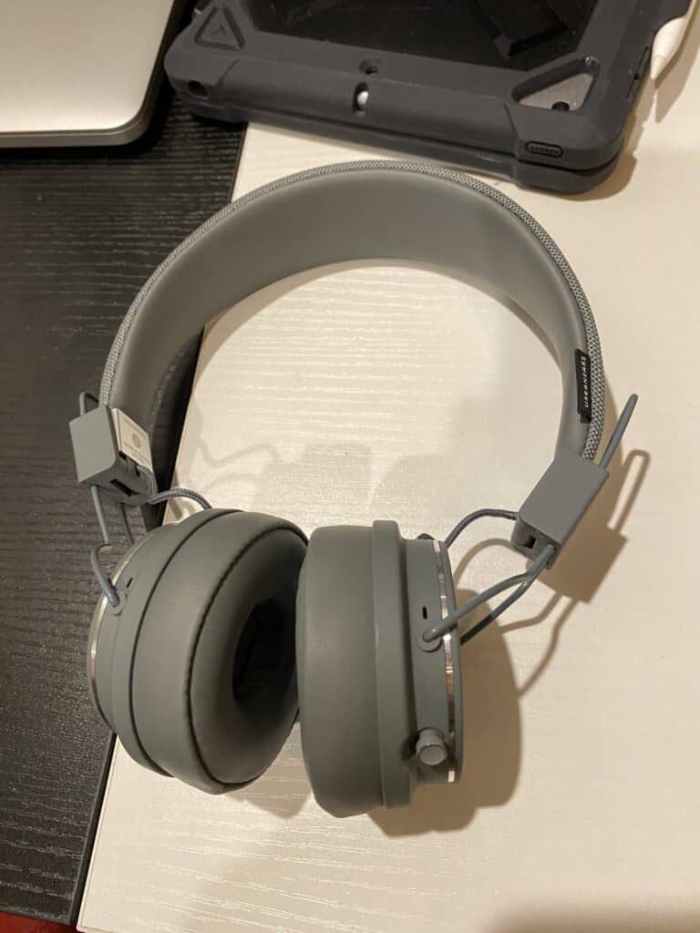 urban ears grey headphones a Vet student essentials item